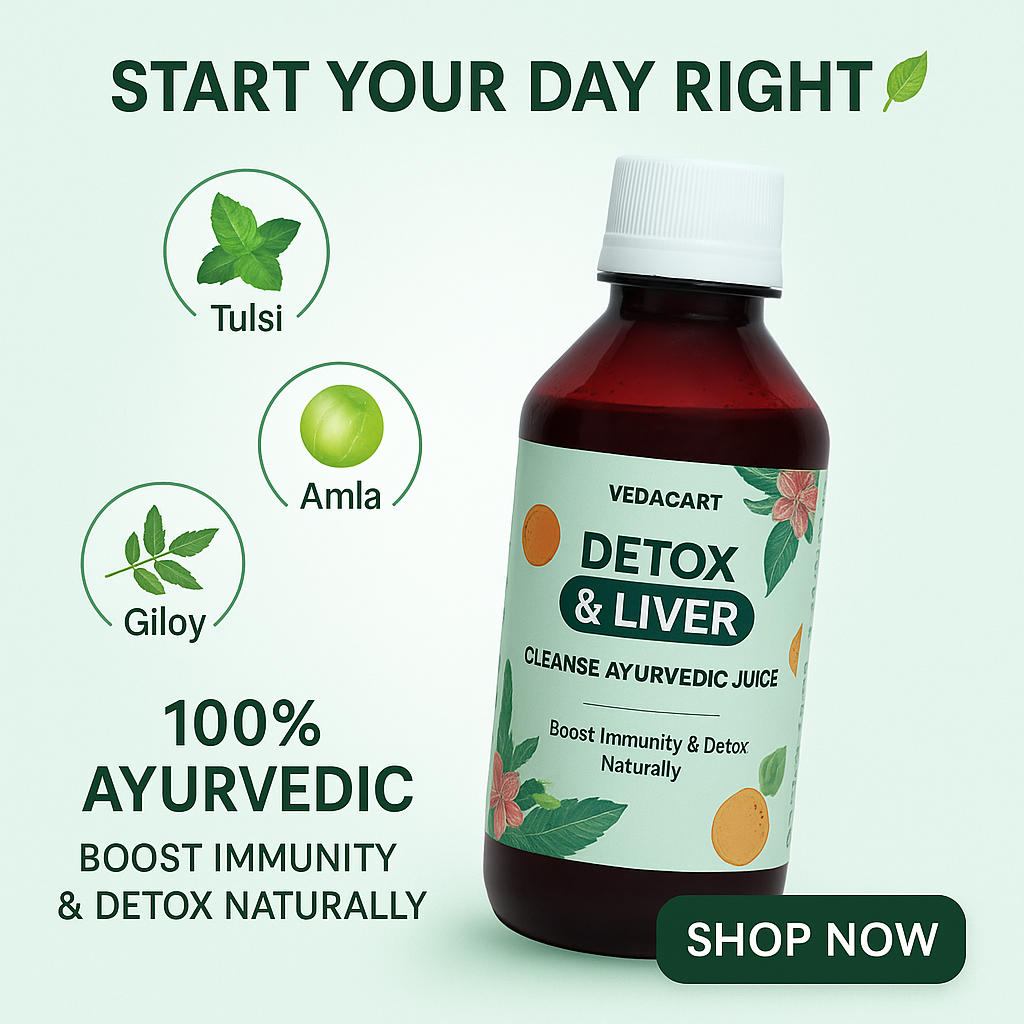 VEDACART Detox & Liver Cleanse Ayurvedic Juice