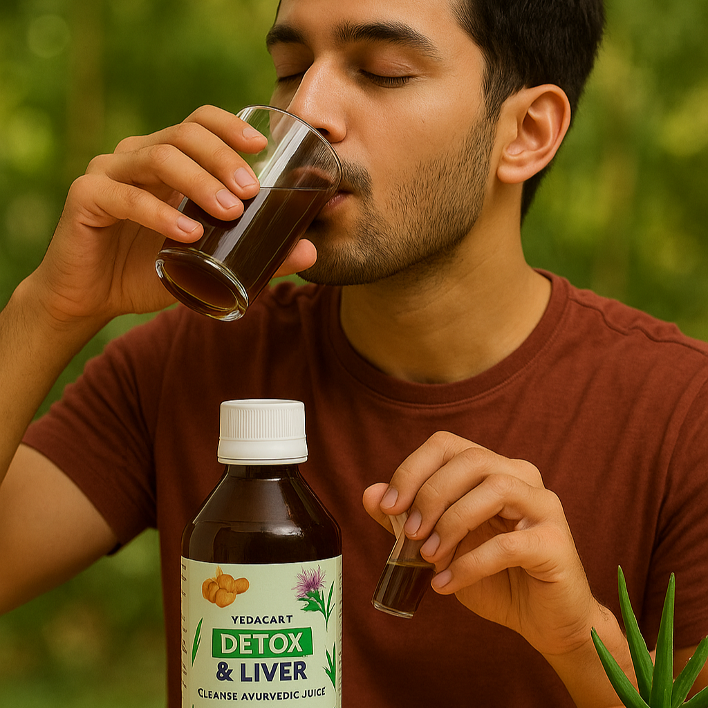 VEDACART Detox & Liver Cleanse Ayurvedic Juice